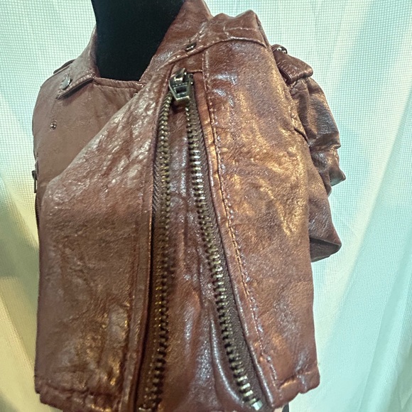 Blank NYC Leather jacket moto style - Picture 10 of 16